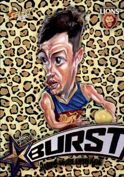 2020 Select Footy Stars - Starburst Caricature Leopard #SBL7 Hugh McCluggage Front